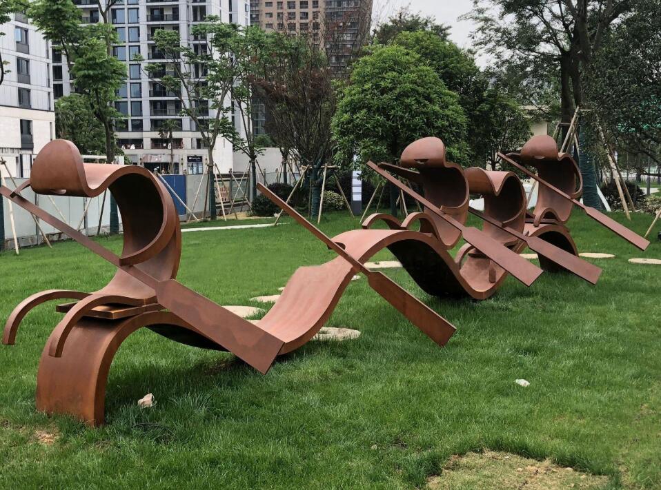 索县锈钢板造型